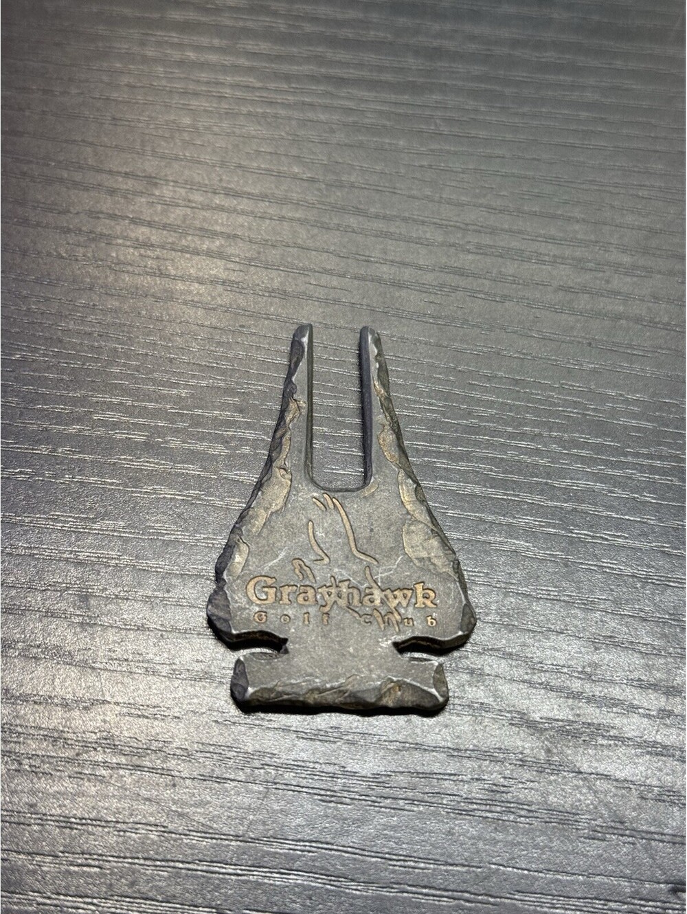 Grayhawk Golf Club Scottsdale AZ Stone Style Metal Divot Tool 2½”